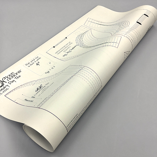 Newsprint Paper Pattern Printing – PDF Plotting